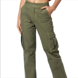 Artistix cargo pocket twill pants NWT